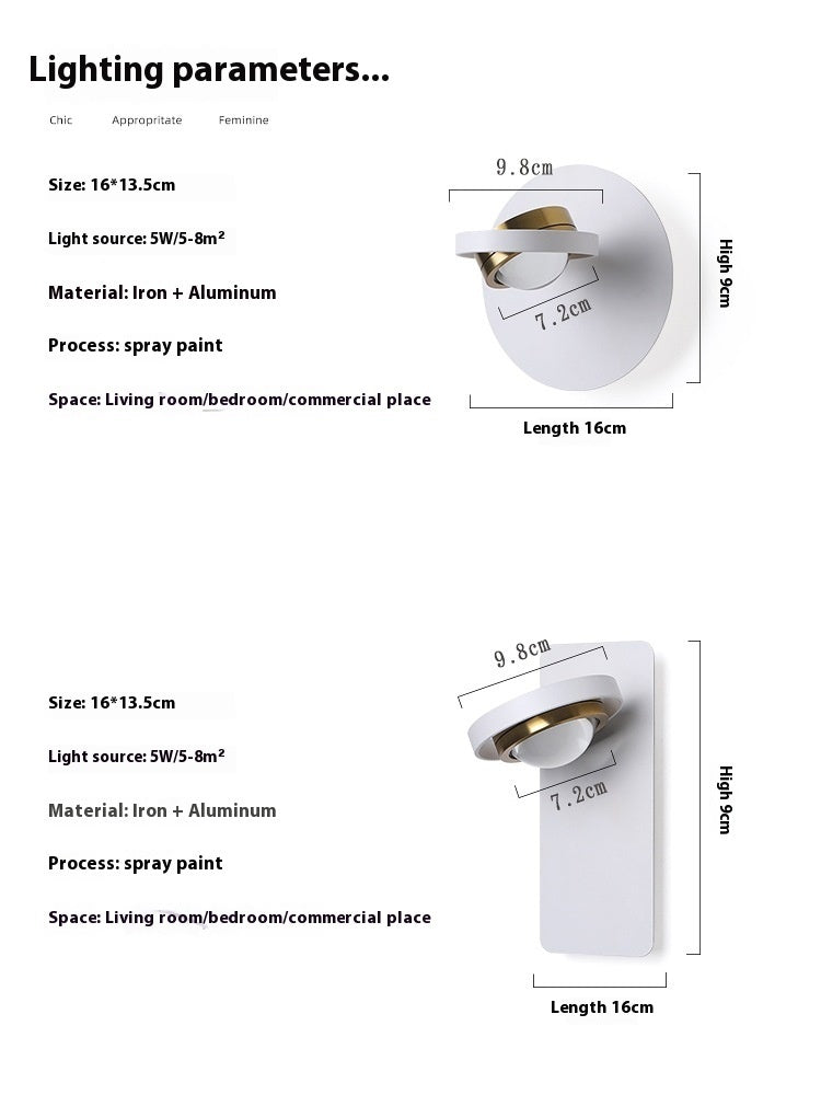Wesley Bedside Wall Lamp