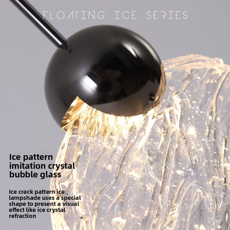 Crystal Bedside Chandelier LED Hanging Light